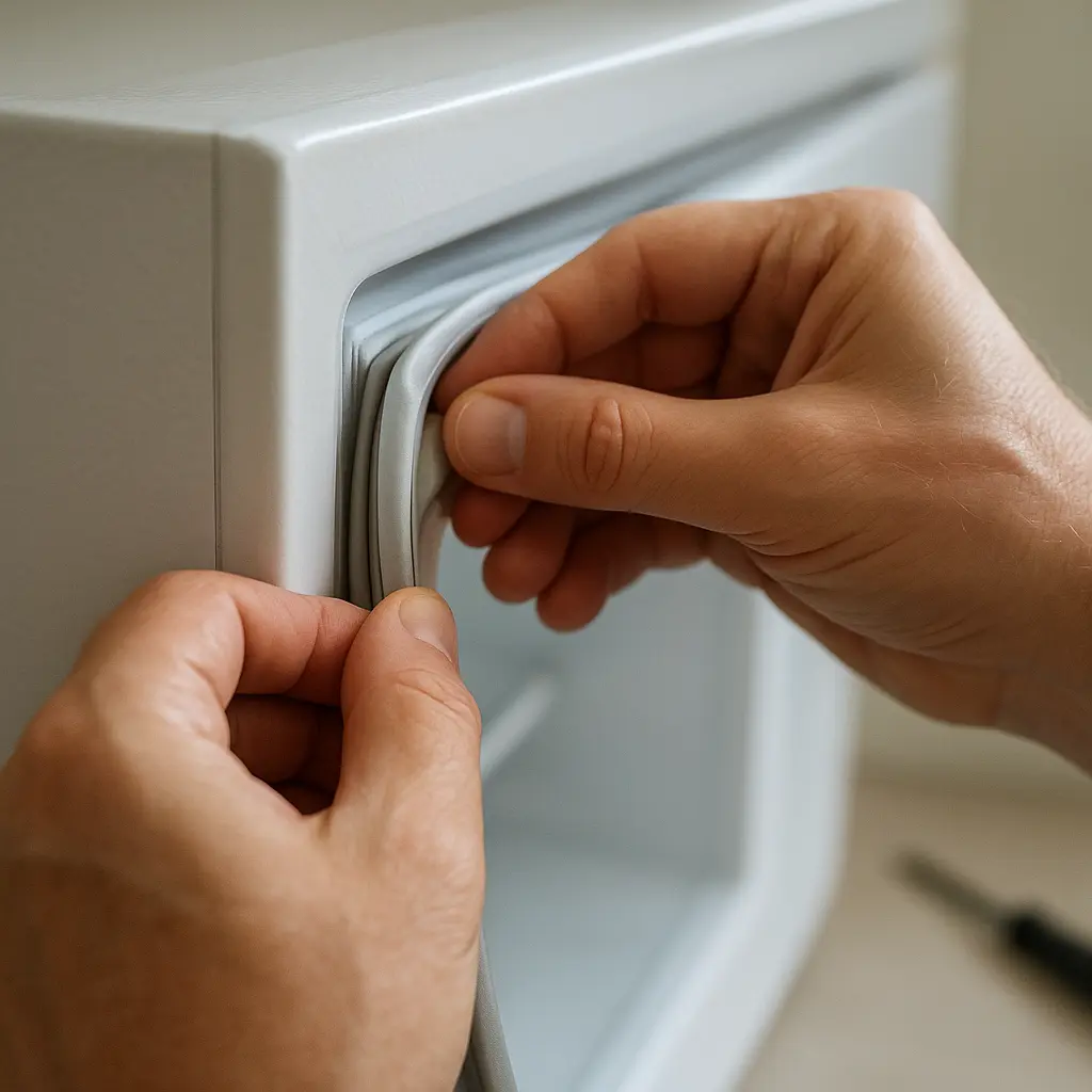 Austausch einer Kühlschrank-Türdichtung